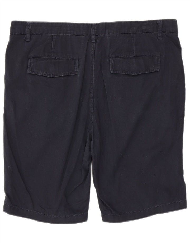 Dack's Short Chino Coupe Regular Homme IT 56 3XL W40 Bleu Marine Coton