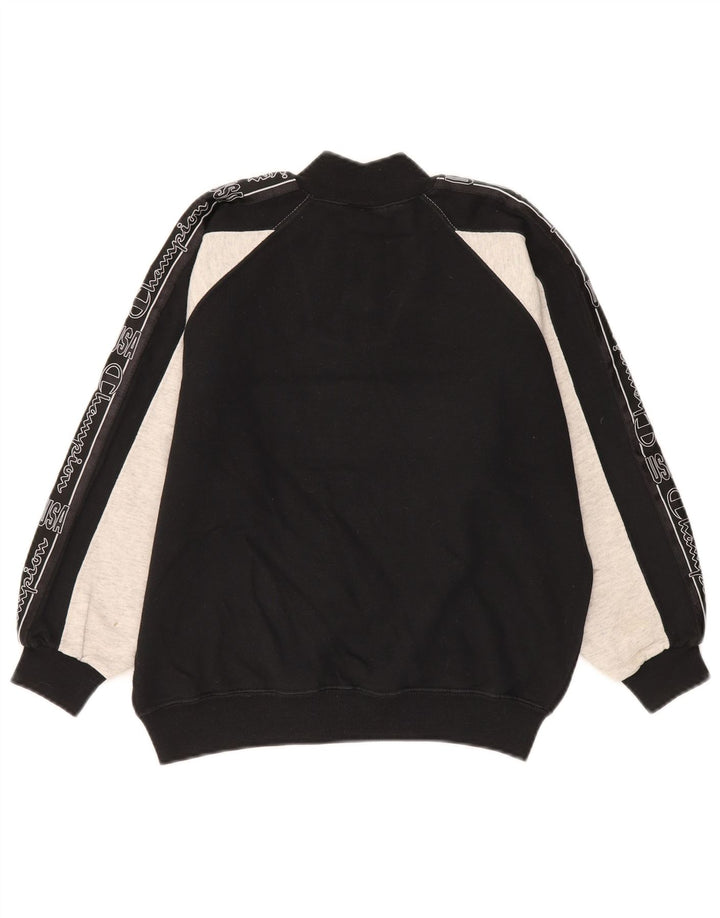 Champion Sweat-shirt graphique pour garçon 9-10 ans Noir moyen colour block