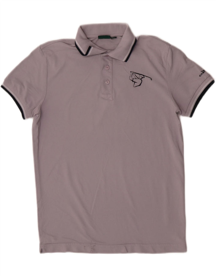 Chervo Polo Homme UK 40 Violet Moyen Polyamide