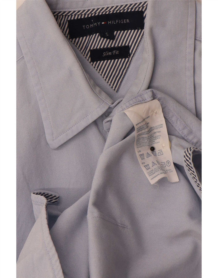 Tommy Hilfiger Chemise Slim Fit Homme Bleu Coton