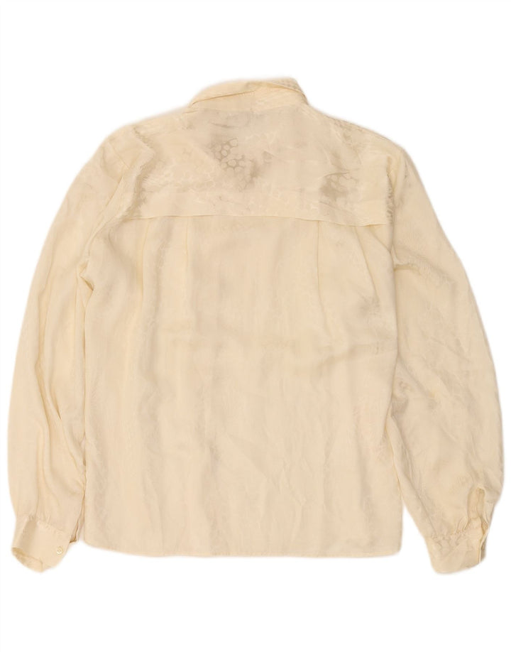Mario Pucci Cecconi Chemisier Femme IT 42 Medium Off White Animal Print