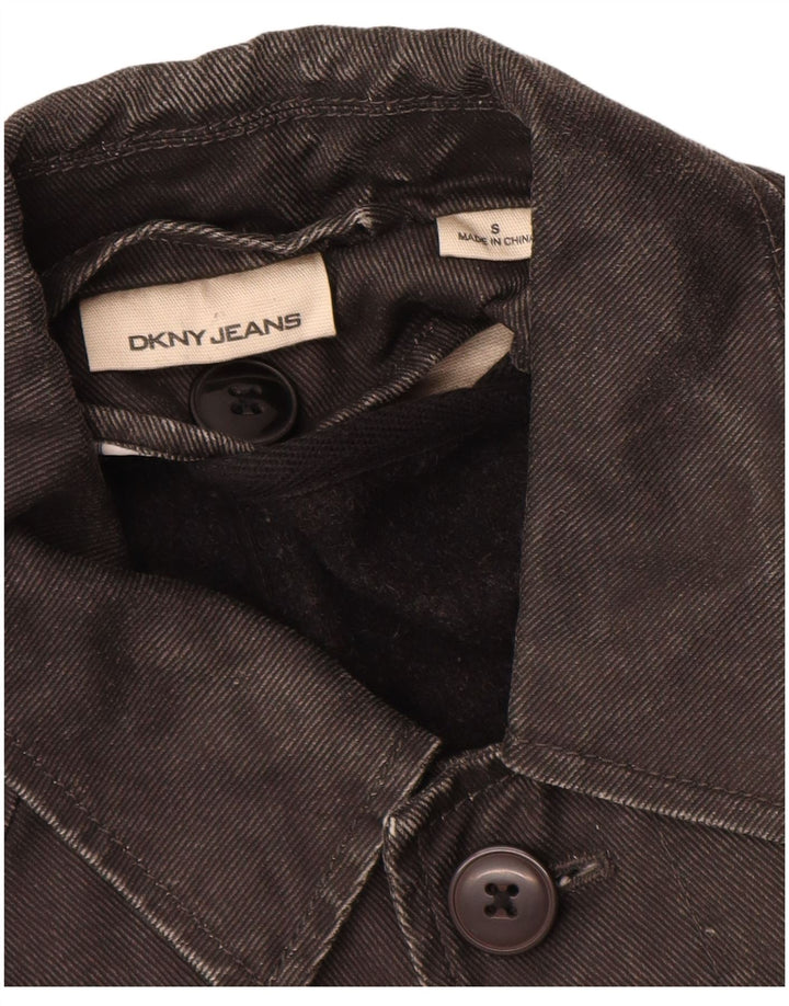 Dkny Manteau en jean pour homme UK 36 Petit Ramie Noir