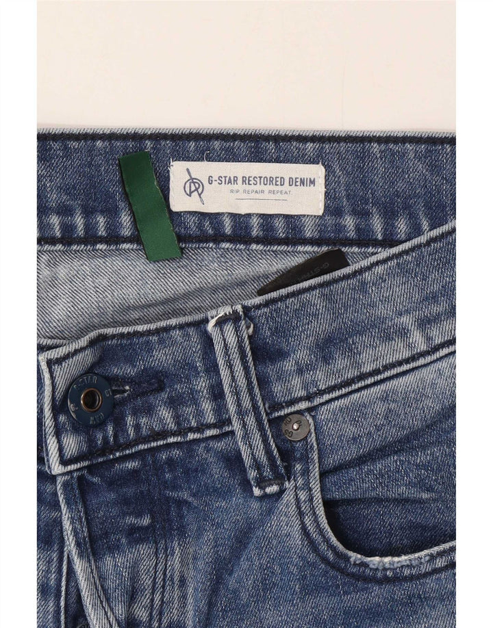 G-Star Homme 3301 Jean Slim effet vieilli W33 L32 Bleu Coton