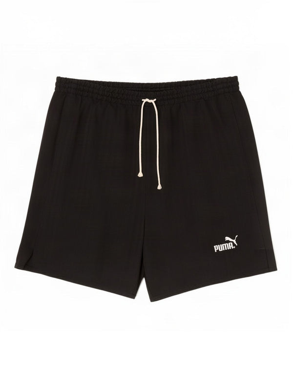 Puma Short de sport pour homme Large Noir Polyester