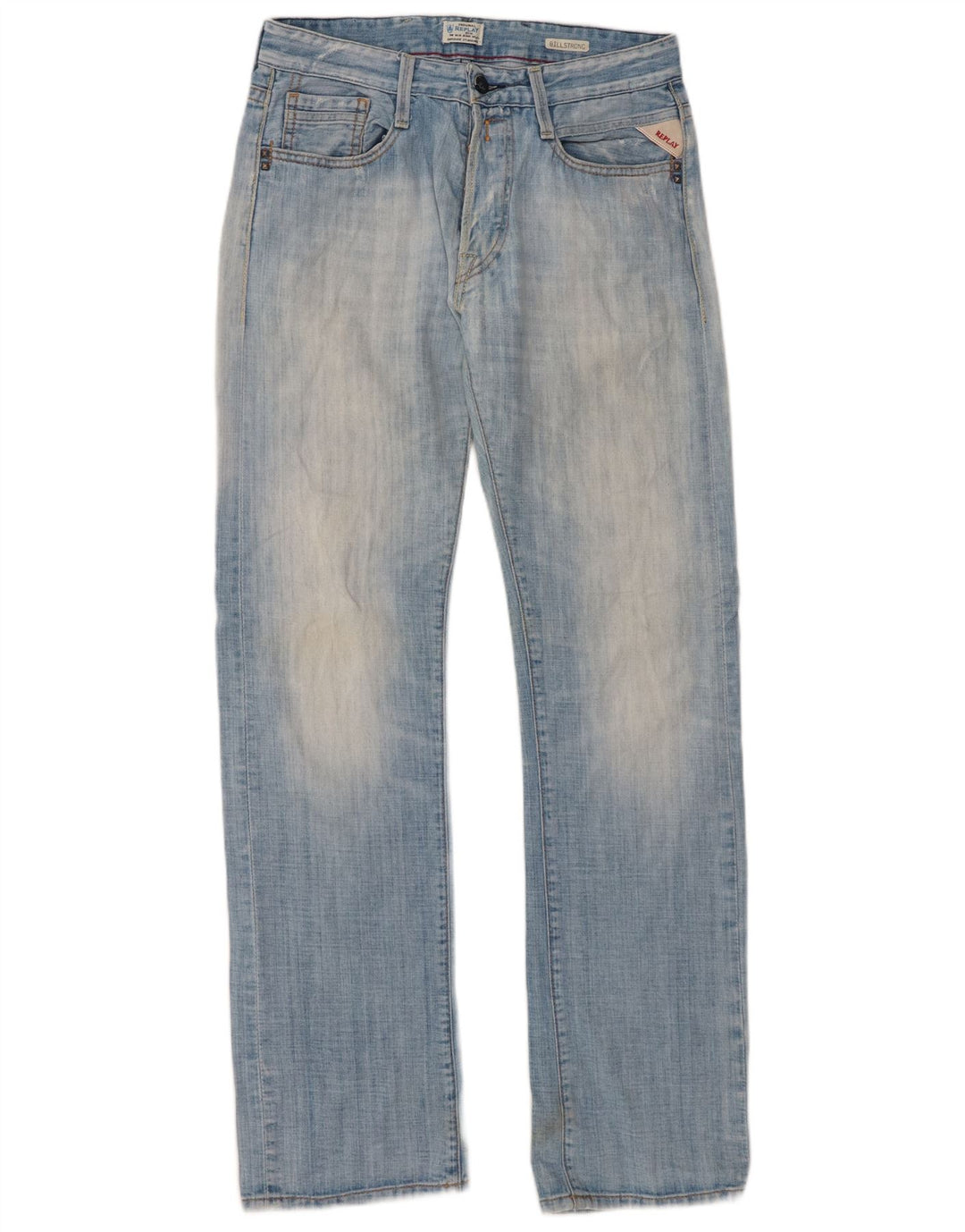 REPLAY Jean Droit Billstrong Homme W30 L34 Bleu