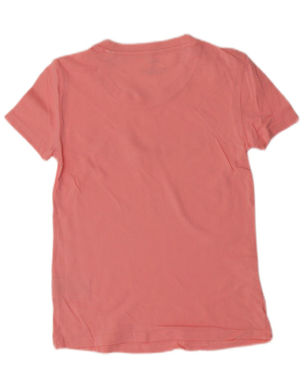 Adidas T-shirt graphique pour femme UK 4/6 XS Rose Coton