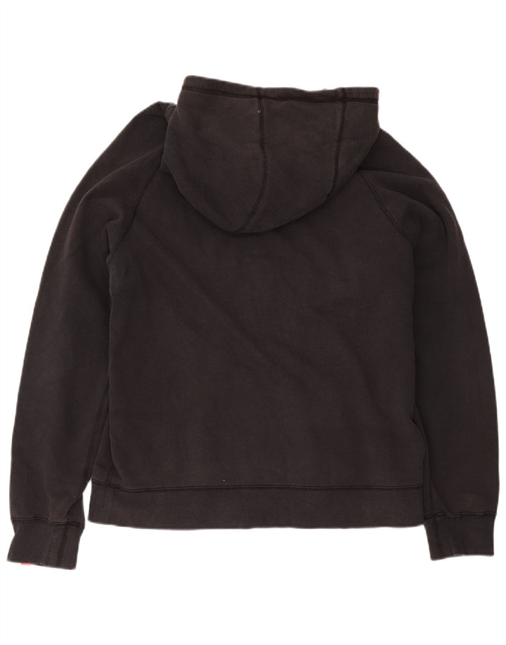 Nike Pull à capuche zippé pour homme Grand coton noir