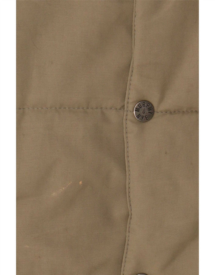 Murphy & Nye Gilet rembourré pour homme UK 38 Medium Kaki Polyamide