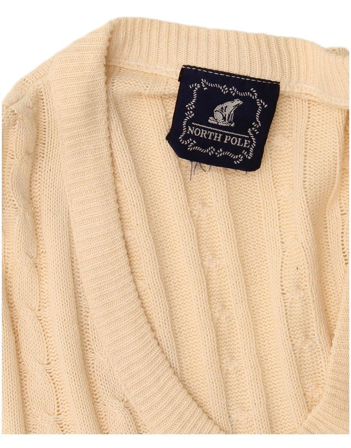 North Pole Pull Col V Homme Beige Moyen