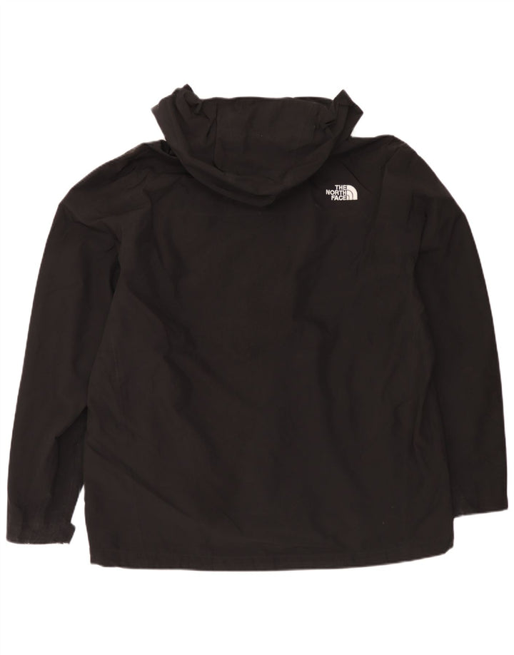 The North Face Veste de pluie à capuche pour homme UK 42 XL Noir Polyester