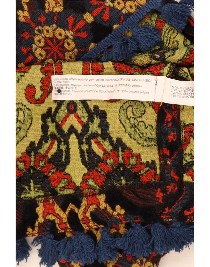 Zara Femme Mini Jupe Small W26 Acrylique Paisley Multicolore