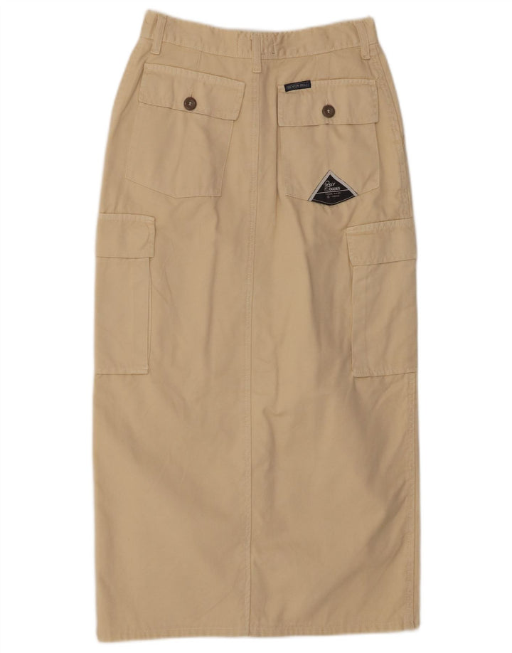 Roy Rogers Jupe Maxi Cargo Femme W28 Coton Beige Moyen