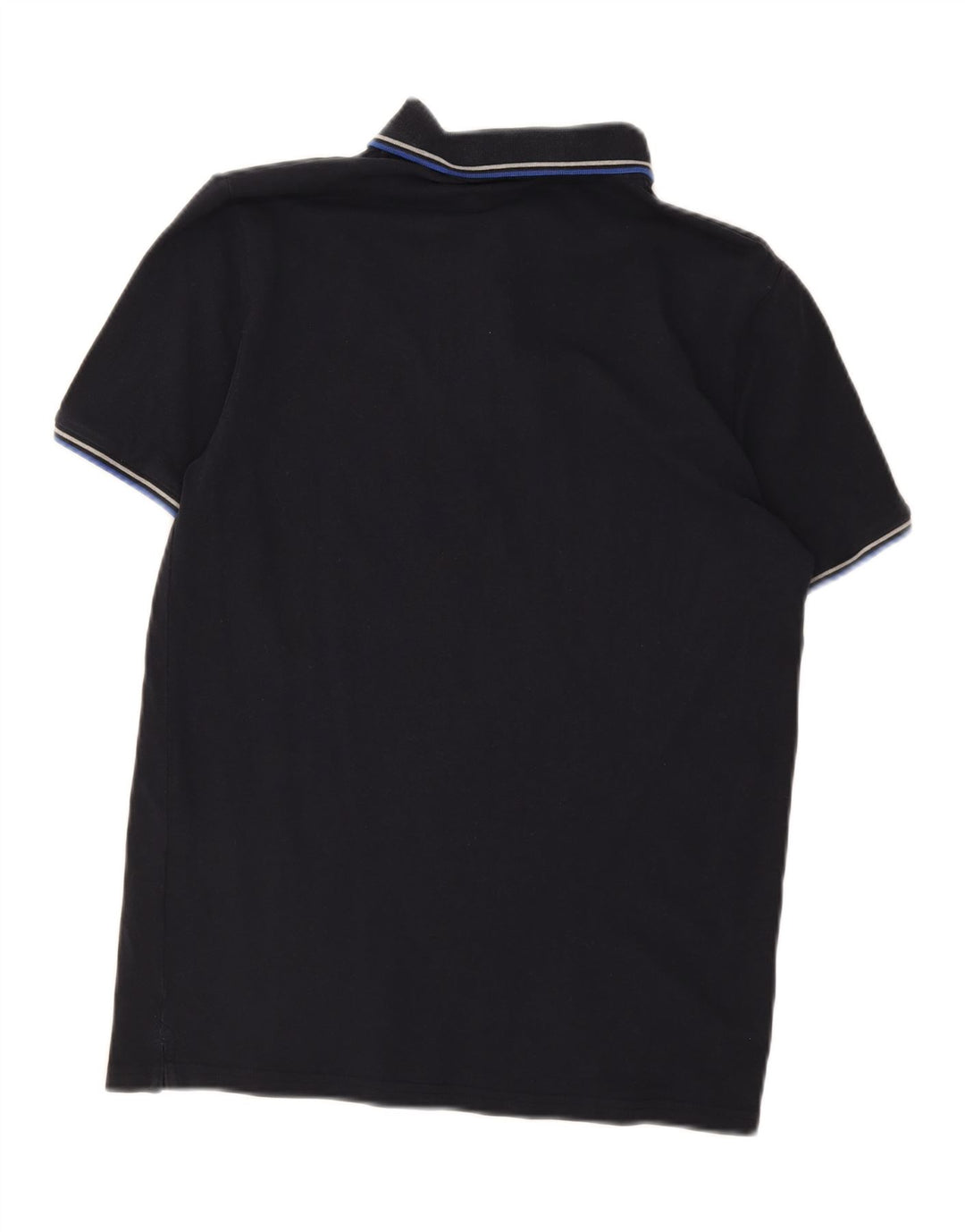 CHAMPION Mens Polo Shirt Large Navy Blue Cotton Vintage Champion and Second-Hand Champion from Messina Hembry 