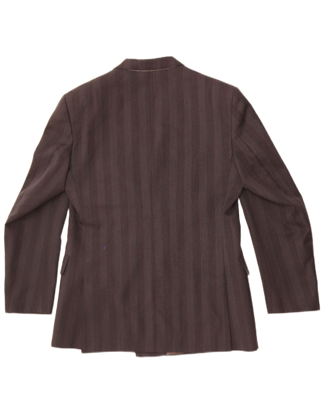 Magee Veste Blazer Double Boutonnage Homme UK 38 Laine Rayée Gris Moyen