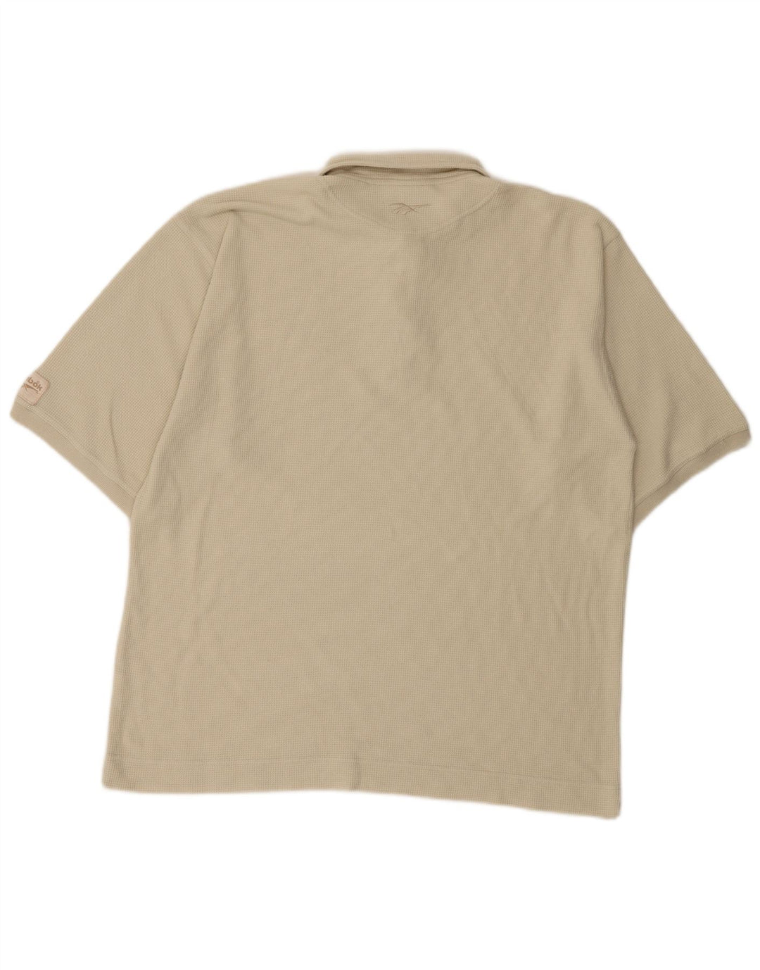 Reebok Polo Homme Large Beige Coton