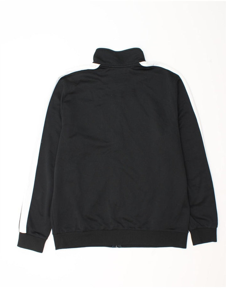 Puma Veste de survêtement pour homme Large Noir Colorblock Polyester