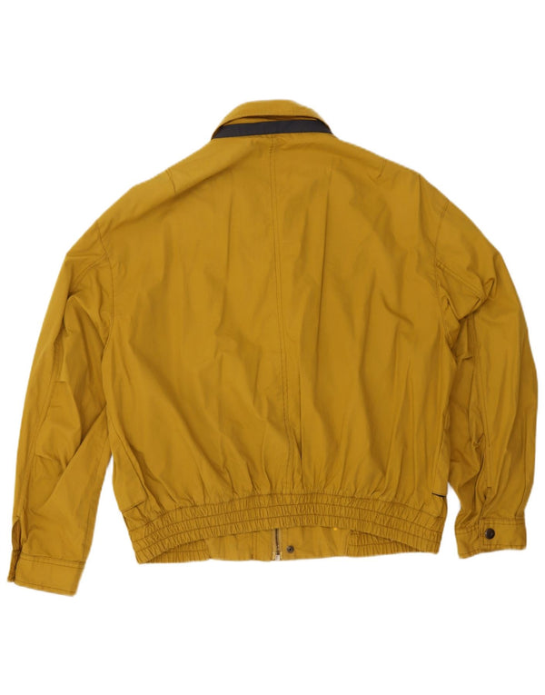 vintage Mens Bomber Jacket UK 40 Grand Jaune