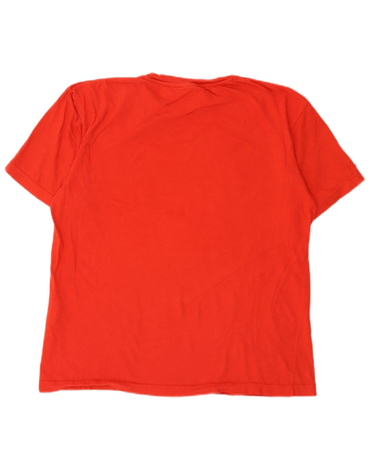 Levi's T-Shirt Graphique Femme UK 16 Large Rouge