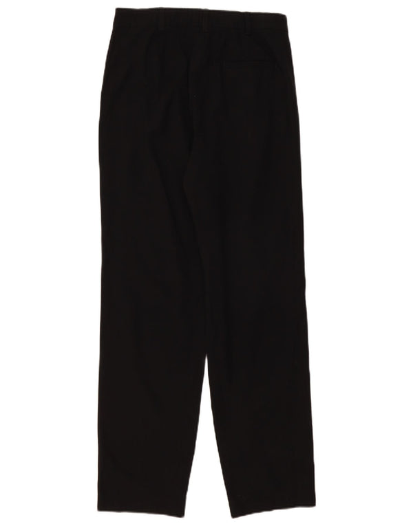 Marks & Spencer Pantalon chino droit pour femme UK 8 Small W28 L28 Noir