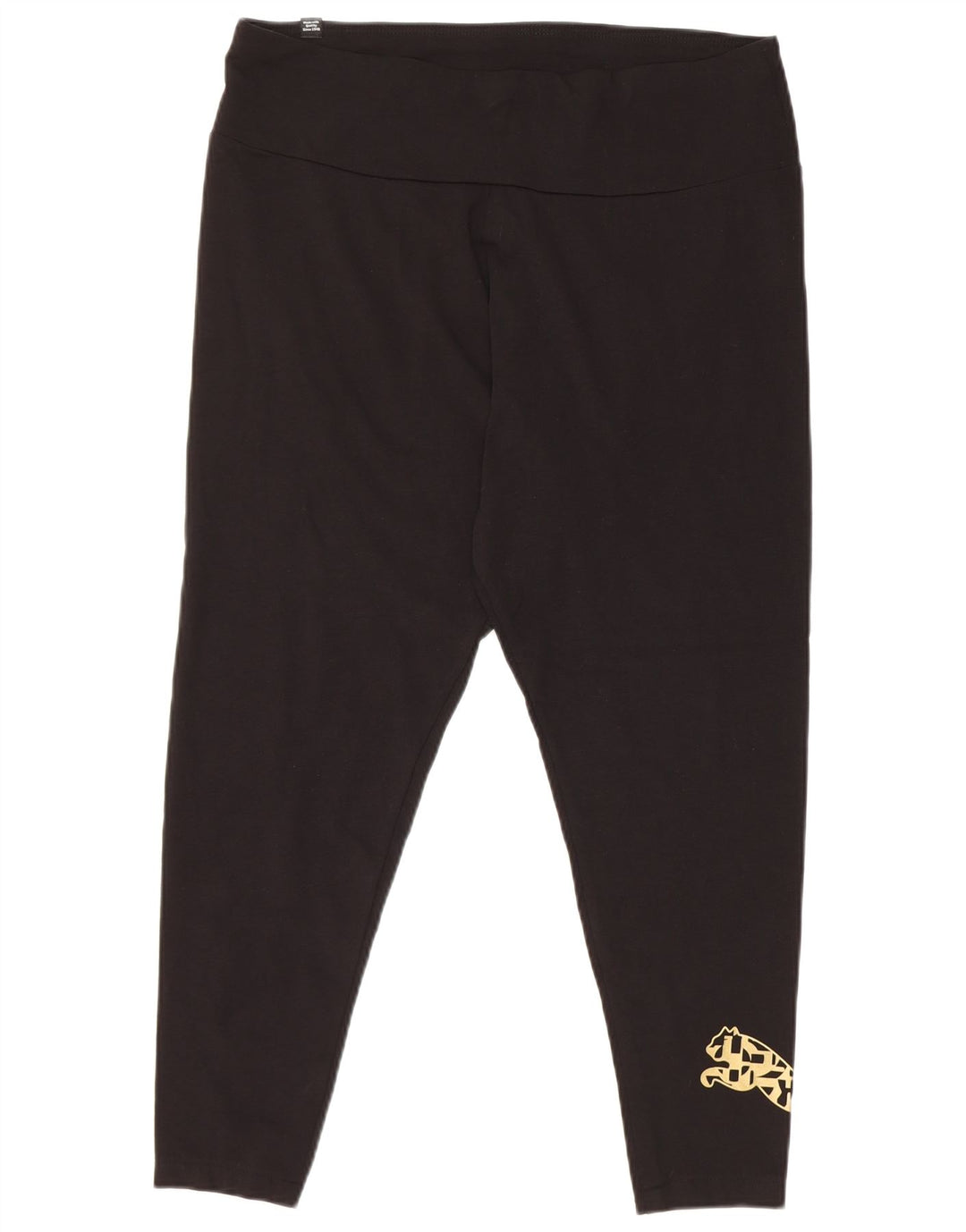 PUMA Legging graphique pour femme UK 18 XL Noir Coton