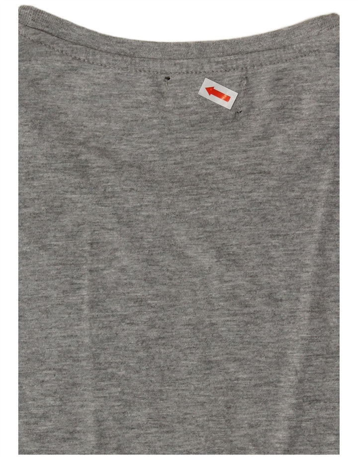 KAPPA T-Shirt Graphique Femme UK 18 XL Gris Coton