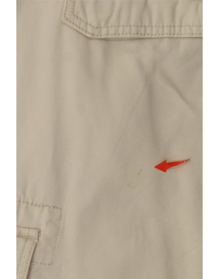 Fila Short Cargo Homme Large W34 Coton Blanc Cassé