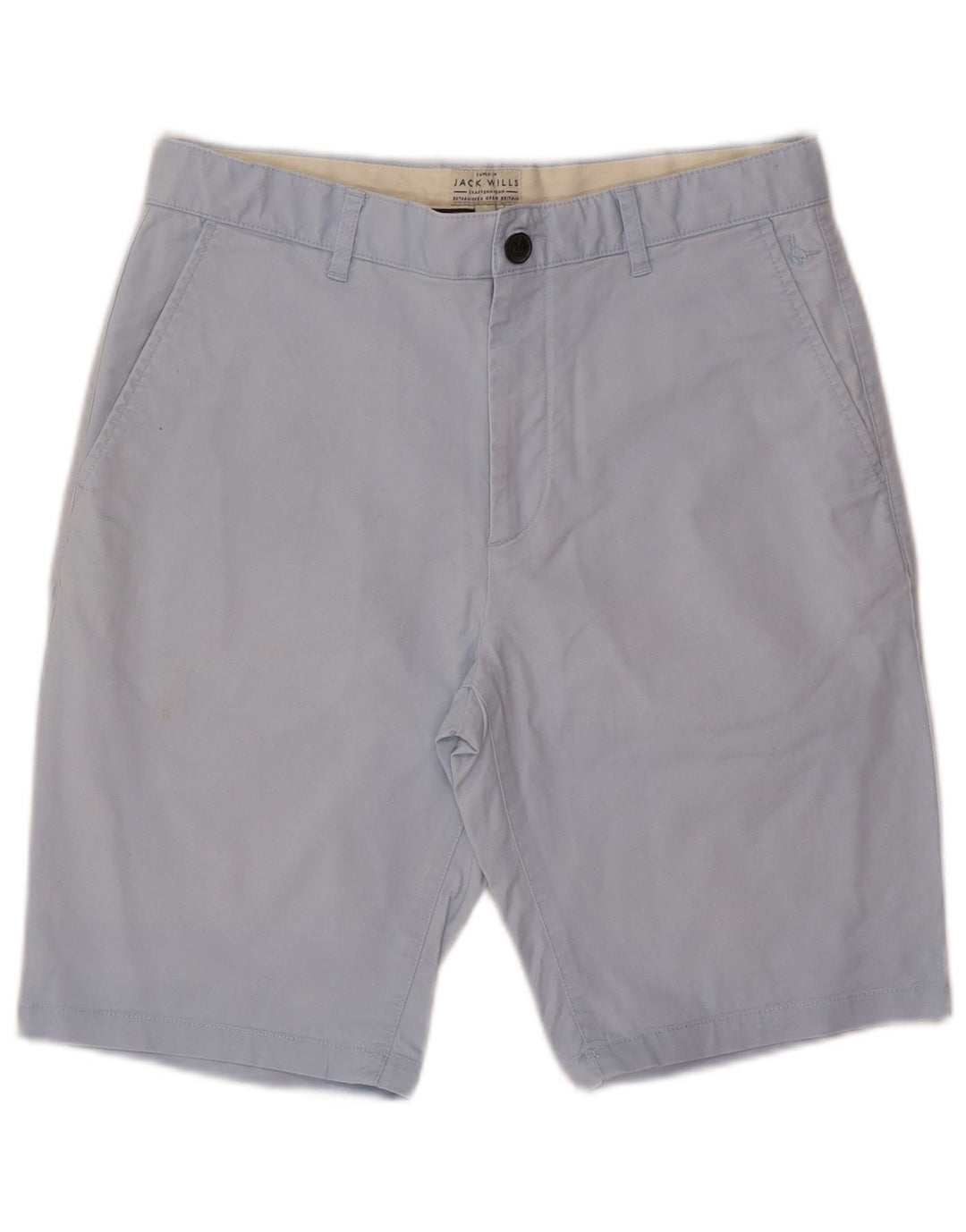 JACK WILLS Short Chino Homme W32 Bleu Moyen Coton