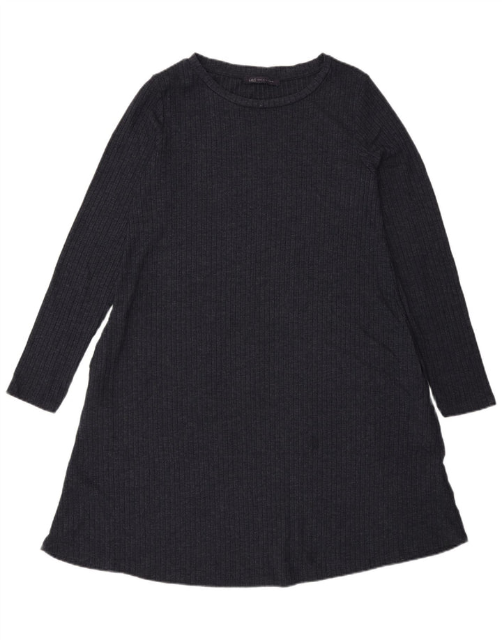 Marks & Spencer Robe pull pour femme UK 10 Small Gris Polyester