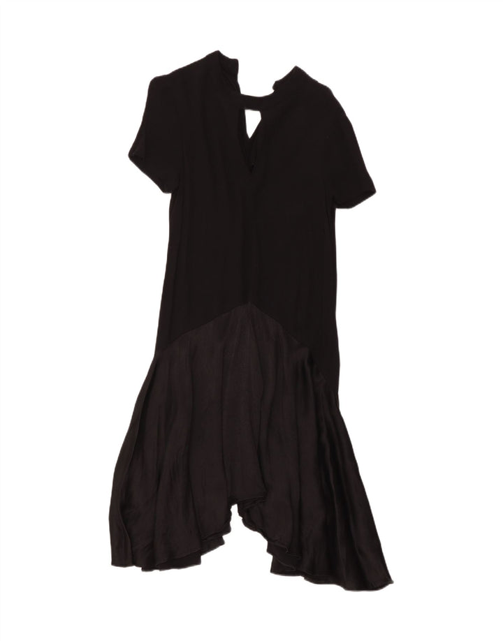 Marks & Spencer Robe asymétrique pour femme UK 10 Small Noir