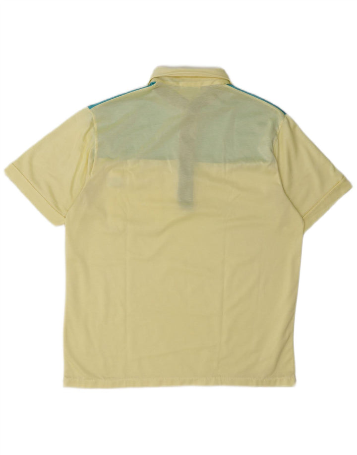 Canda Polo Homme IT 44/46 Petit Jaune Colorblock