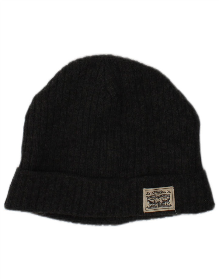 Levi's Bonnet Knit Homme Taille Unique Gris Acrylique