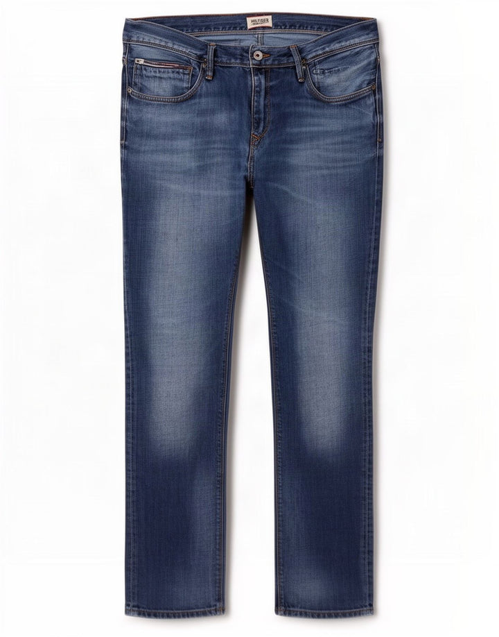 Tommy Hilfiger Jean Slim Homme W38 L30 Bleu