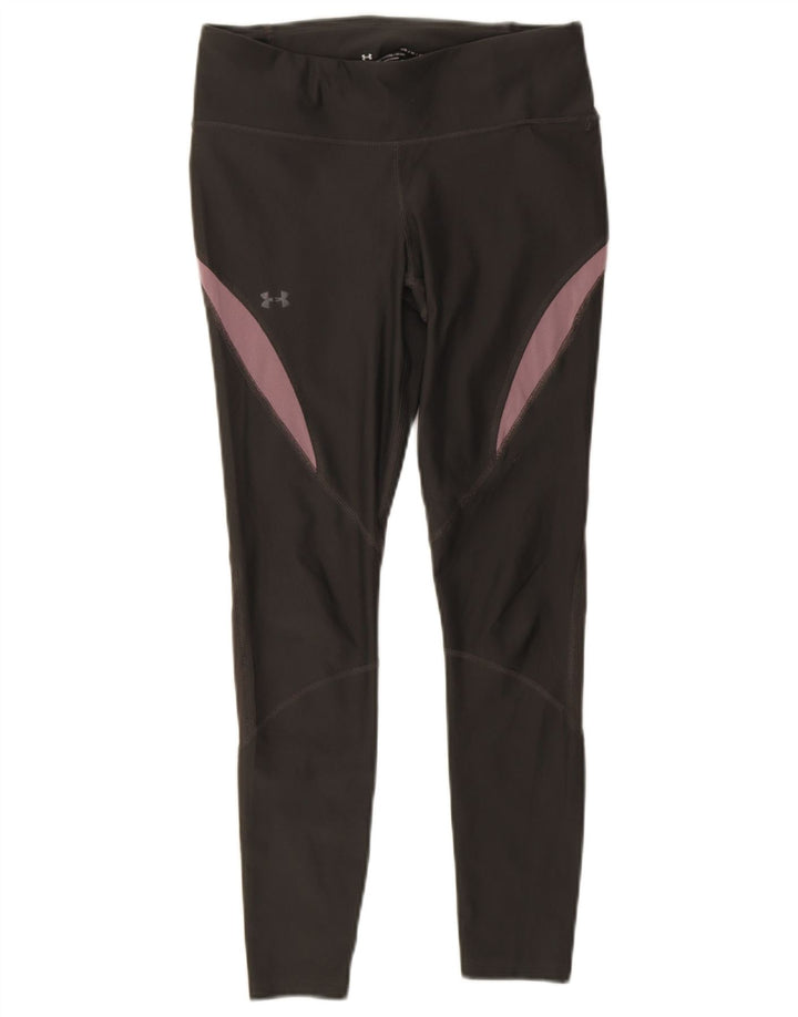 Under Armour Legging court Dri Fit pour femme UK 44 Gris moyen Colourblock