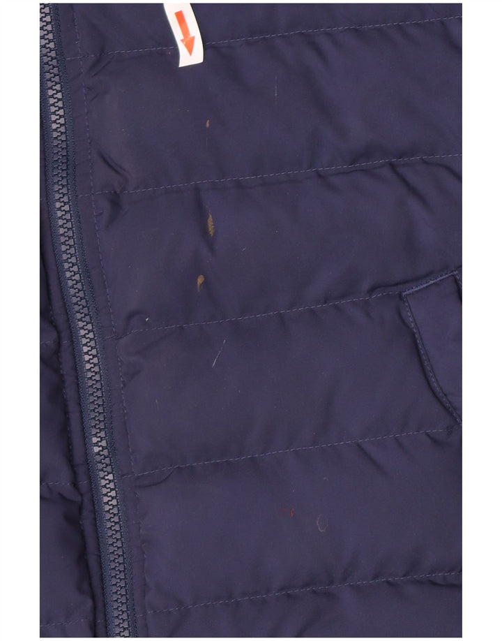 Veste matelassée à capuche Nike Garçon 12-13 ans Large Bleu Marine Polyester