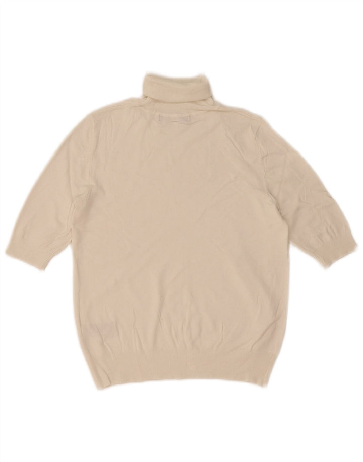 Marks & Spencer Pull col roulé pour femme UK 8 Small Blanc