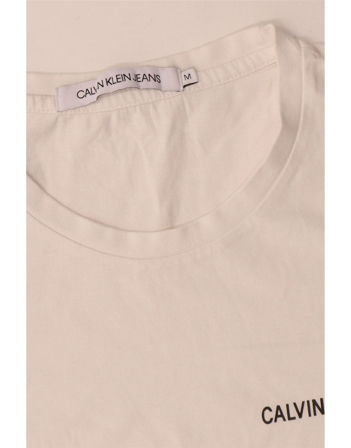 Calvin Klein Jeans T-Shirt Homme Blanc Moyen