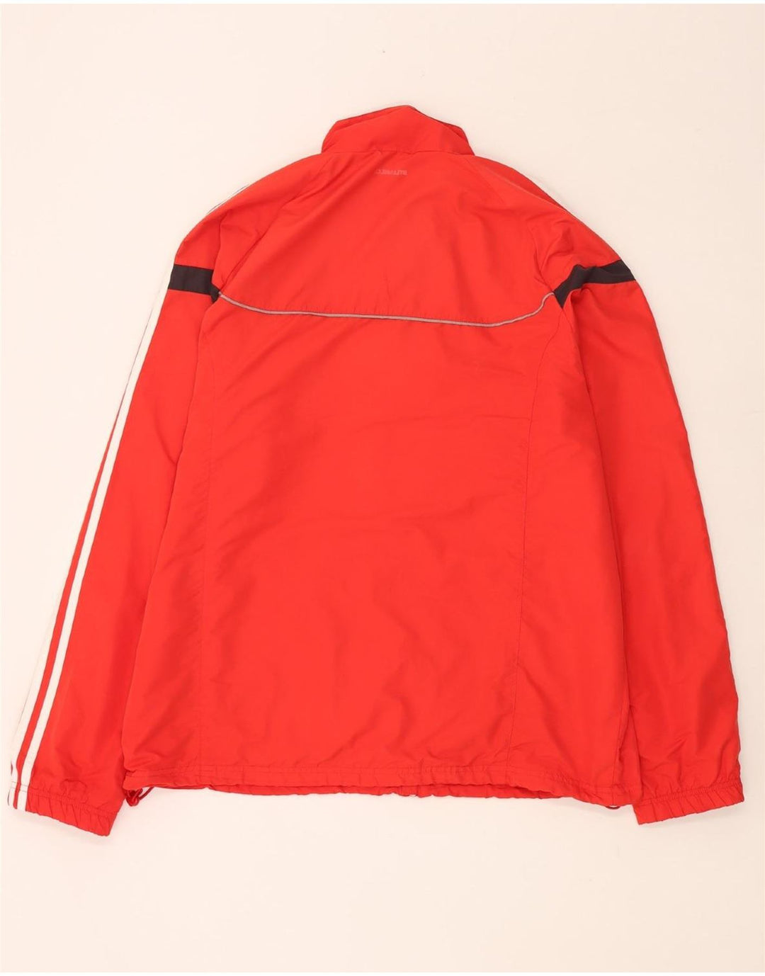 ADIDAS Veste de Pluie Homme UK 46/48 XL Rouge Colorblock Polyester