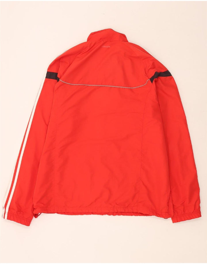 ADIDAS Veste de Pluie Homme UK 46/48 XL Rouge Colorblock Polyester