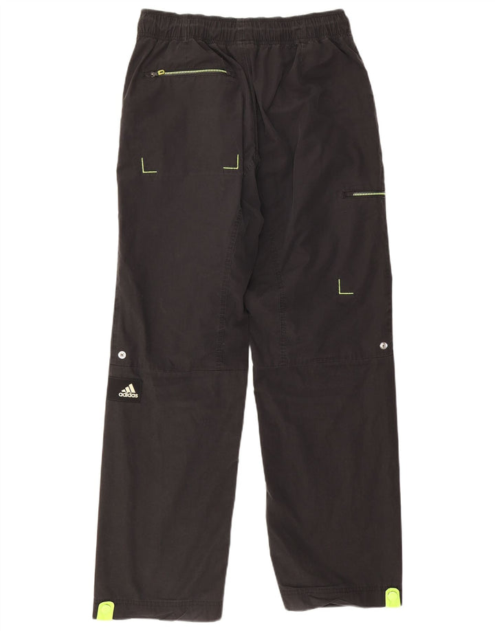 Adidas Pantalon cargo droit pour homme Petit W28 L32 Noir Polyester