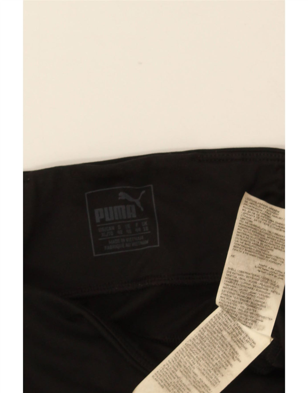 PUMA Leggings Femme UK 44 Large Noir Polyester
