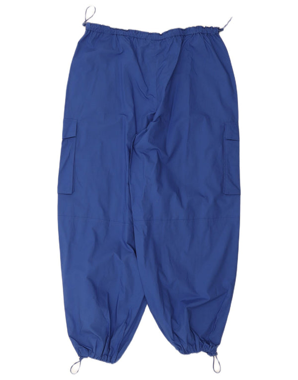 Jack Wills Pantalon cargo de jogging coupe ample pour femme UK 14 Large W34 L29 Bleu