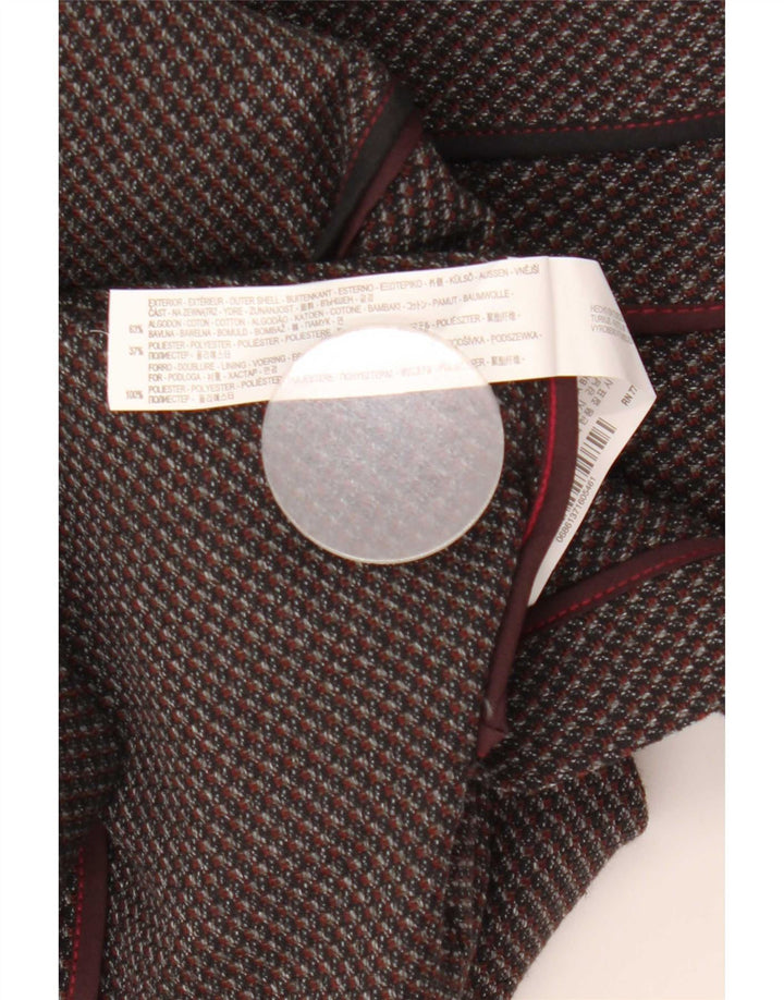 Zara Veste Blazer 2 Boutons Homme EU 46 Petit Coton Marron