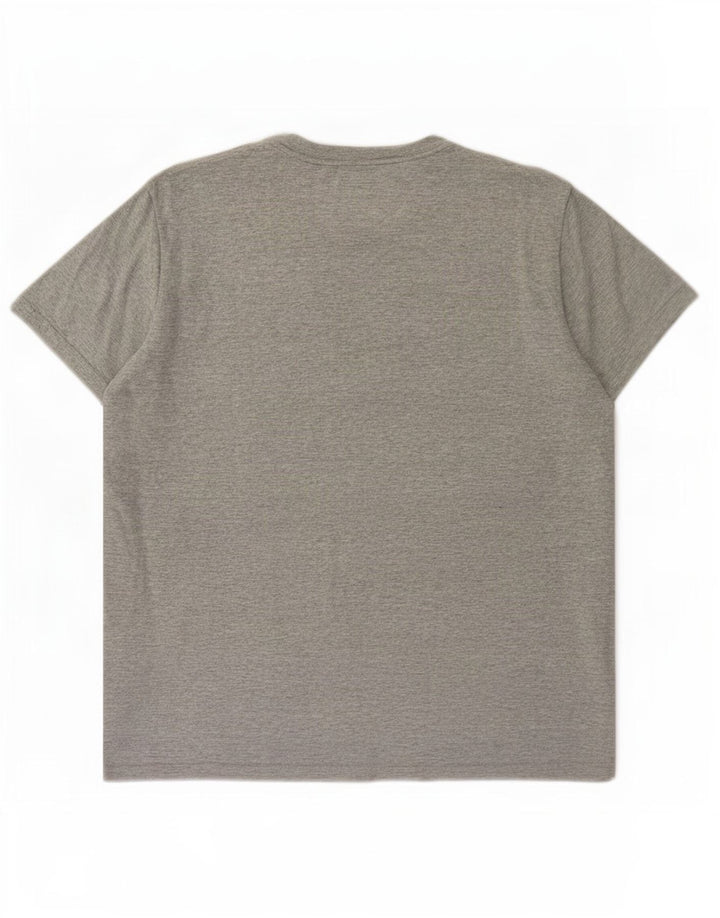 Tommy Hilfiger T-Shirt Homme Gris Moyen Moucheté Coton
