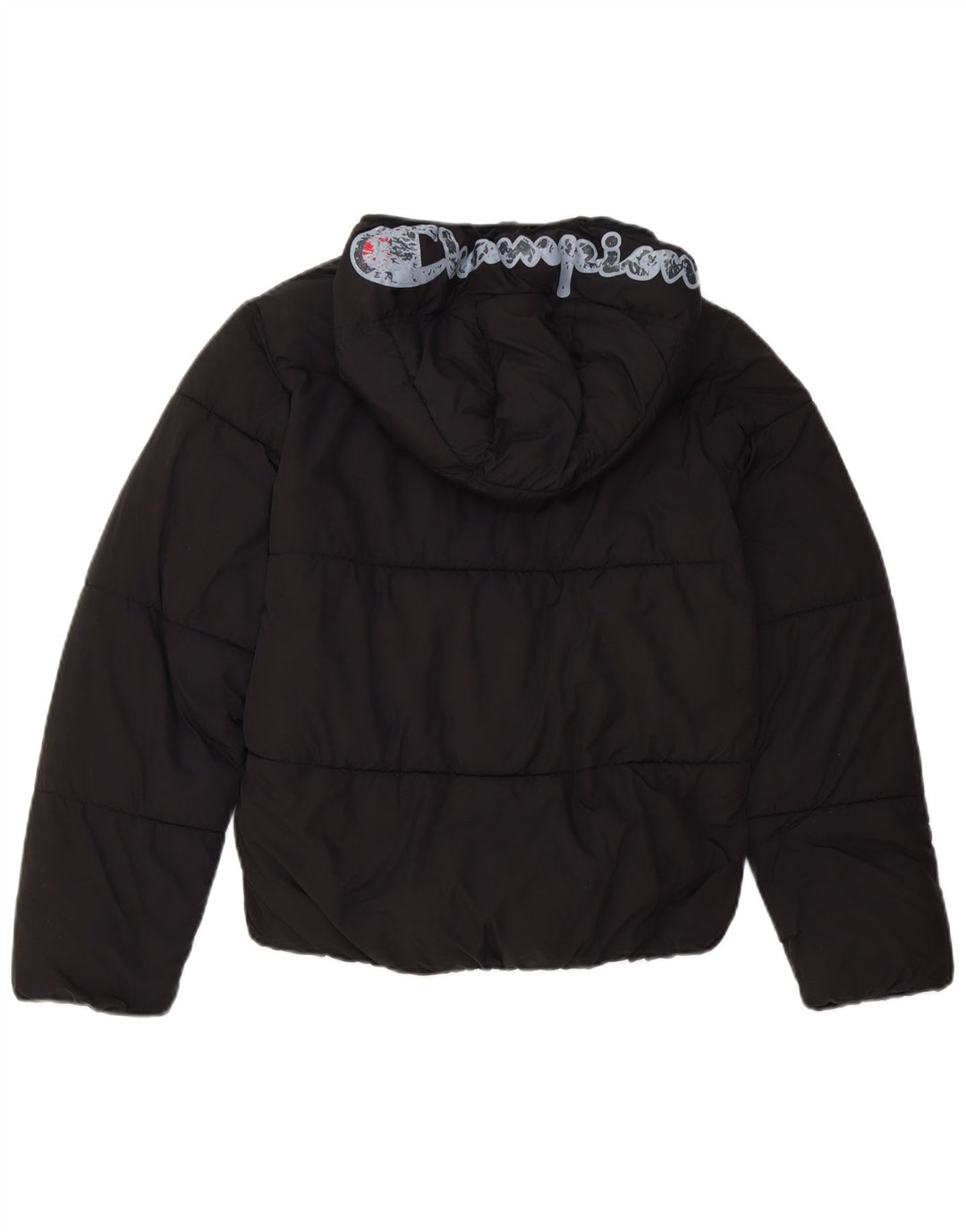 CHAMPION Veste matelassée à capuche graphique pour garçon 15-16 ans 2XL Noir