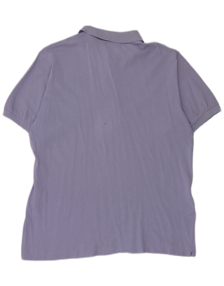 Lacoste Polo Homme Taille 6 XL Bleu Coton