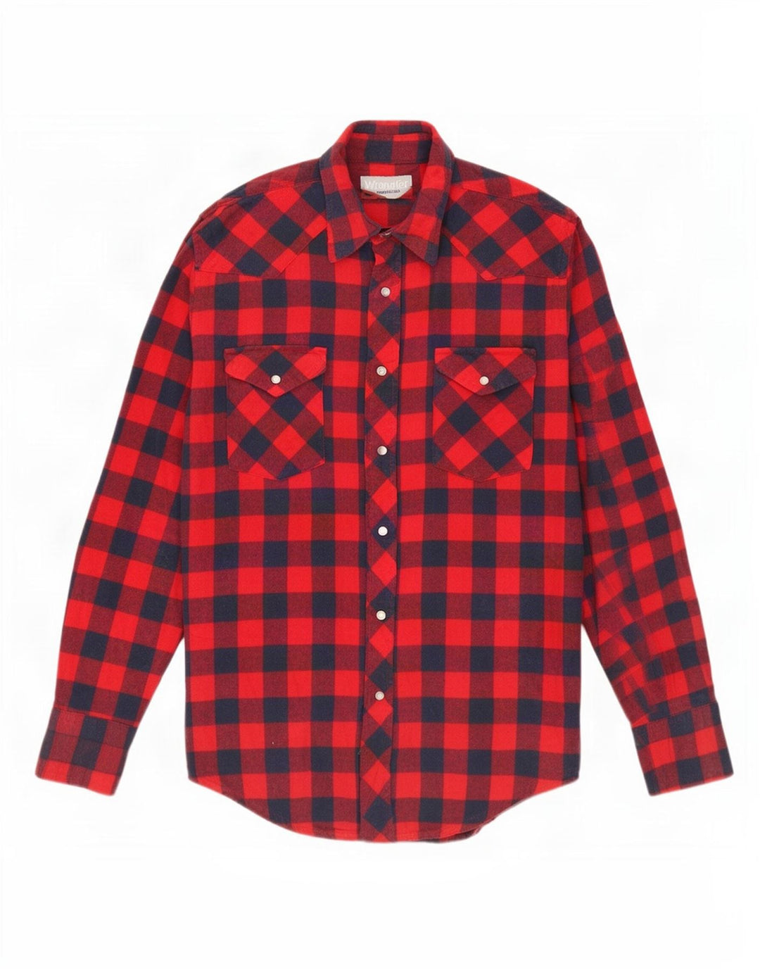Wrangler Chemise en flanelle pour homme en coton vichy rouge moyen