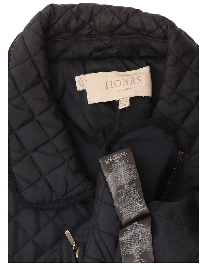 Hobbs Veste matelassée pour femme UK 12 Medium Bleu Marine Polyamide