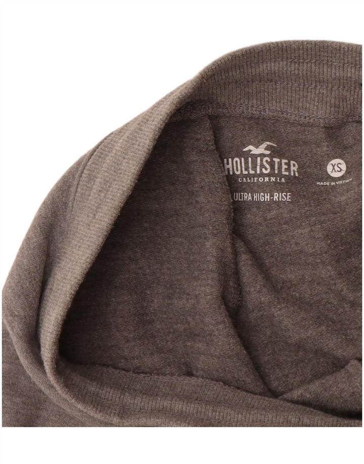 HOLLISTER Pantalon de survêtement graphique pour femme Joggers UK 4 XS Gris Coton