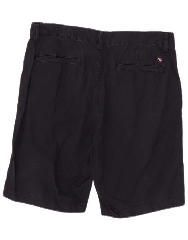 Napapijri Short Chino Homme W31 Bleu Marine Moyen Coton
