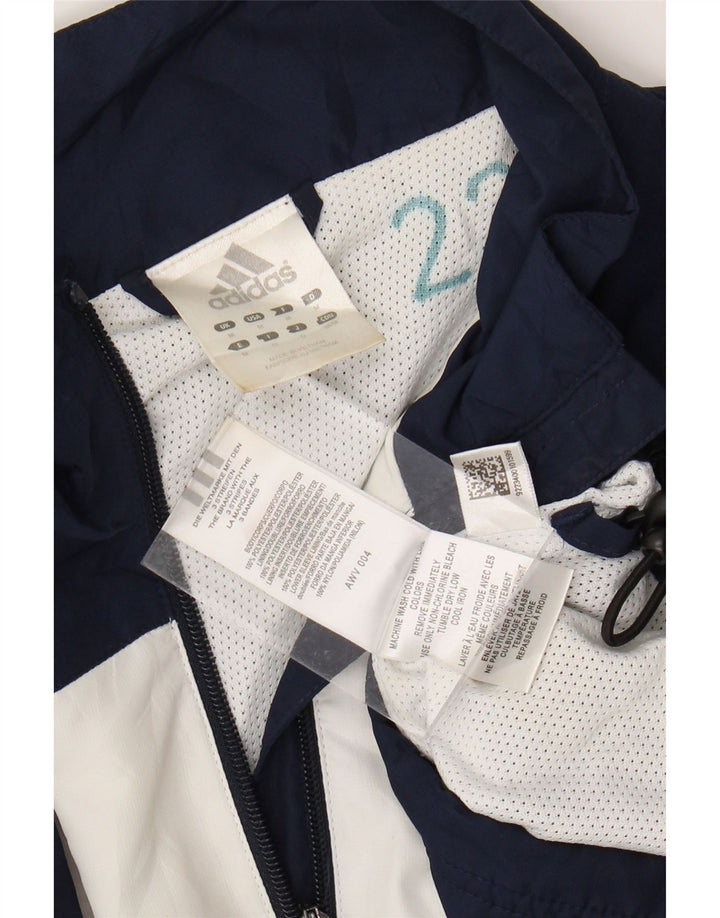 Adidas Homme Clima Proof Survêtement Top Veste Bleu Marine Moyen Polyester